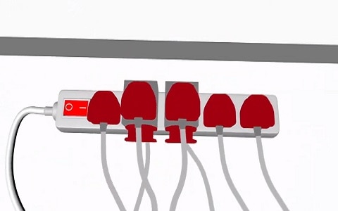 graphic of multiple plugs in a socket